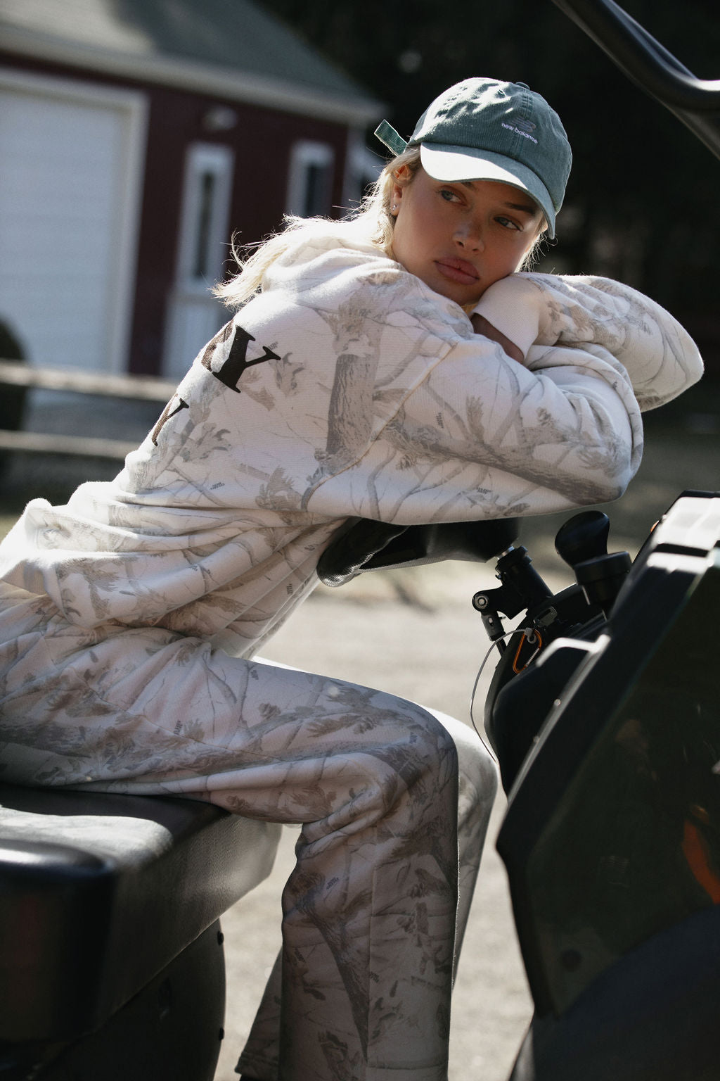 Oakville Oversized Crewneck Woodland Camo