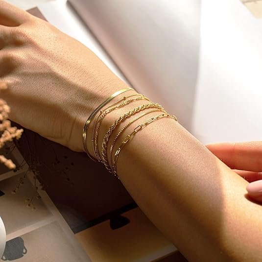 Oakville Gold Bracelet Set