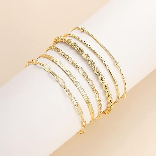 Oakville Gold Bracelet Set