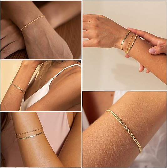 Oakville Gold Bracelet Set