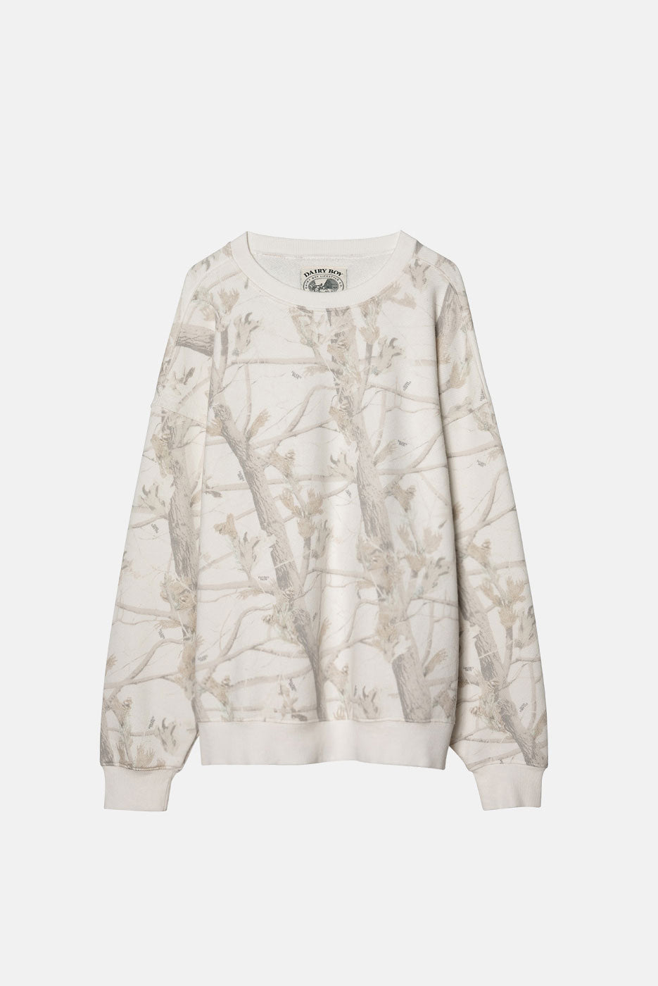 Oakville Oversized Crewneck Woodland Camo