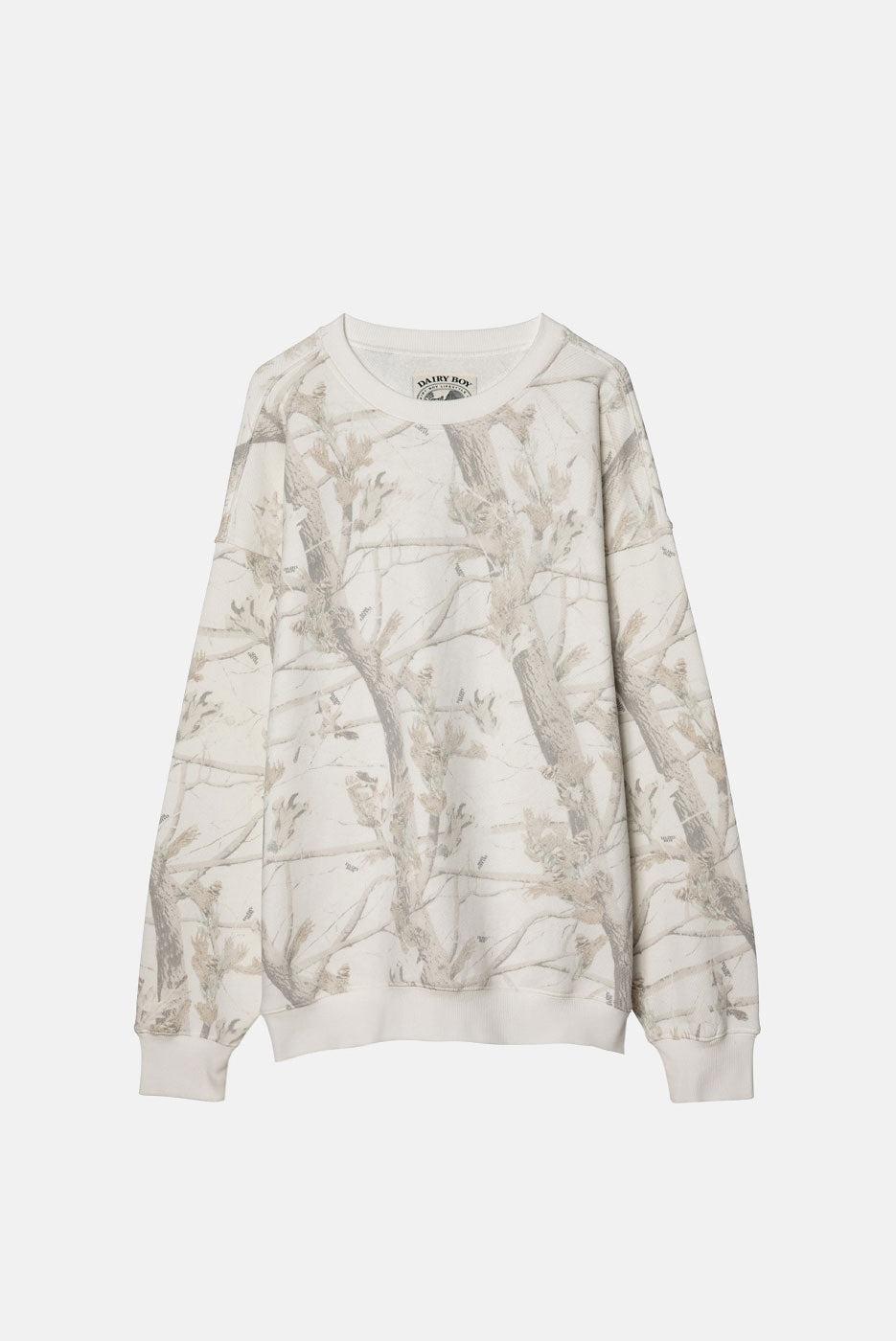 Oakville Oversized Crewneck Woodland Camo