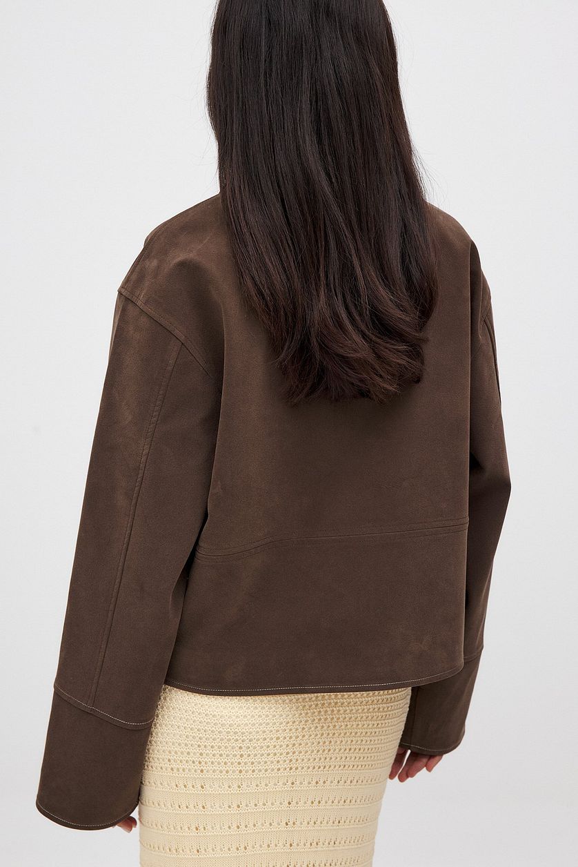 Oakville Faux Suede Zip Jacket