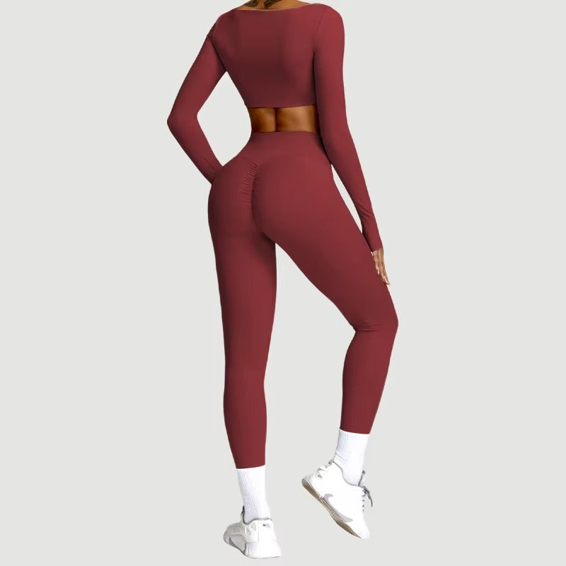 Oakville Long Sleeve 2-Piece Women's Workout Set