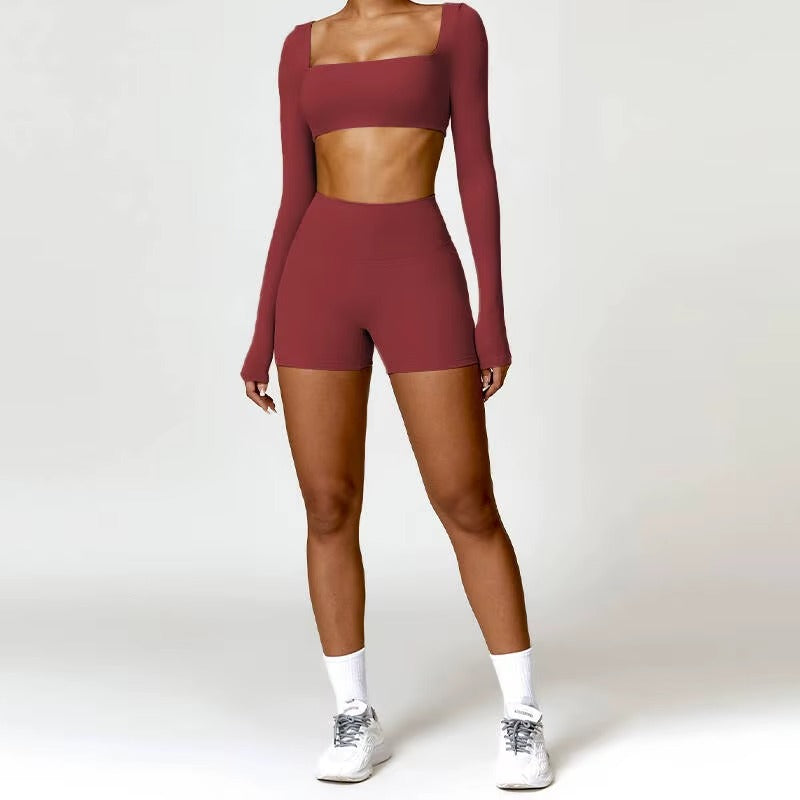 Oakville Long Sleeve 2-Piece Women's Workout Set