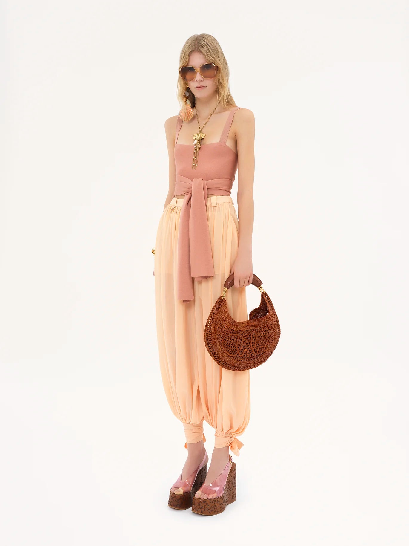 Oakville Chloe Summer Banana Hobo Bag