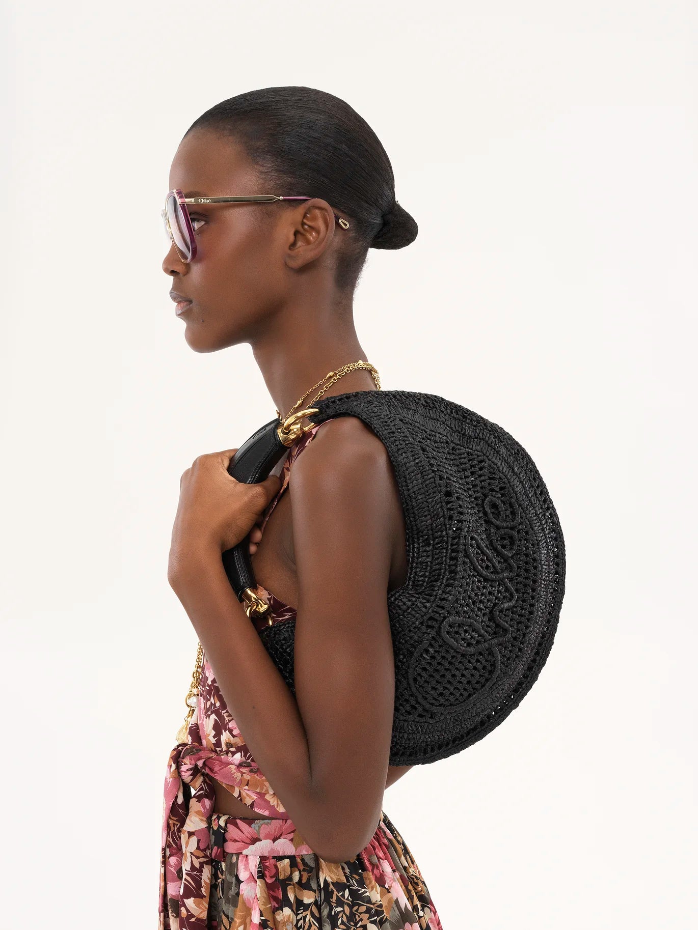 Oakville Chloe Summer Banana Hobo Bag