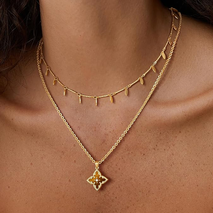 Oakville Gold Clover Necklace