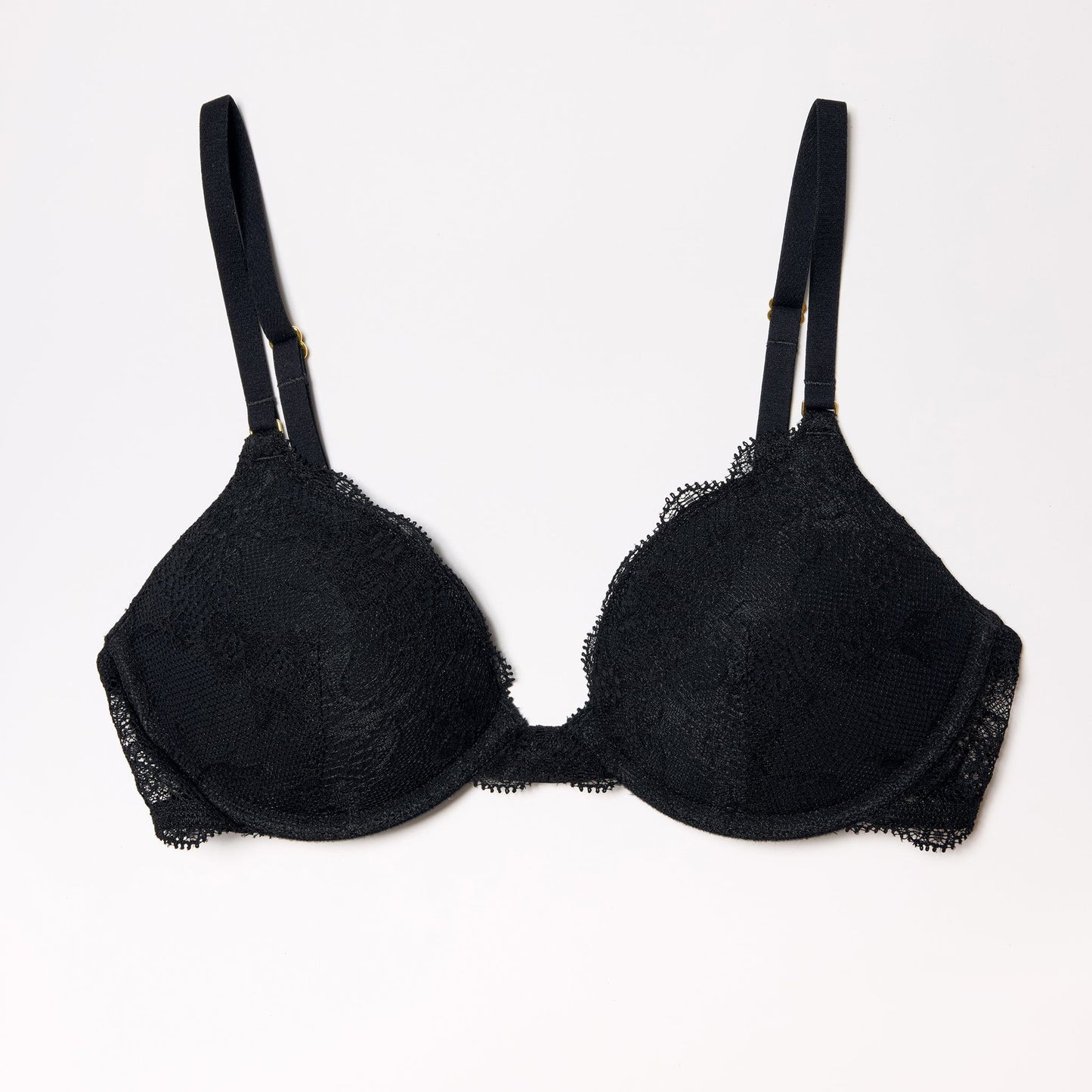 Oakville All Over Lace Lift Up Bra Black