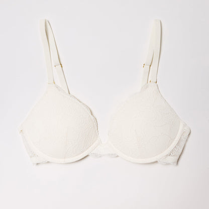 Oakville All Over Lace Lift Up Bra Ecru