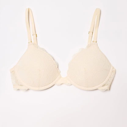 Oakville All Over Lace Lift Up Bra Sand
