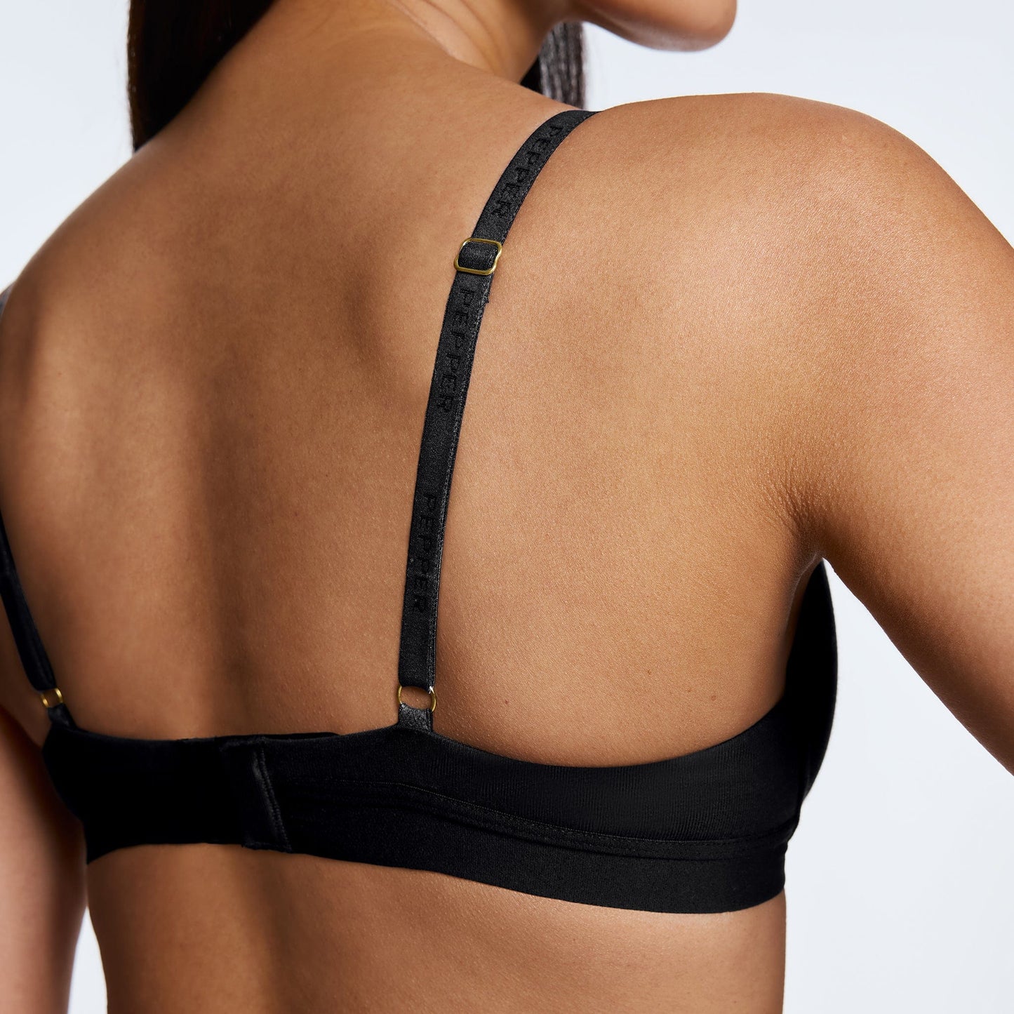 Oakville Cotton Lift Up Bra Black