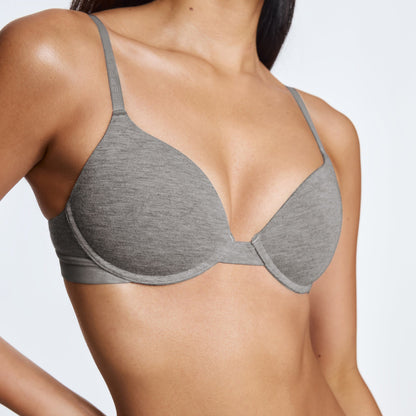 Oakville Cotton Lift Up Bra Heather Grey