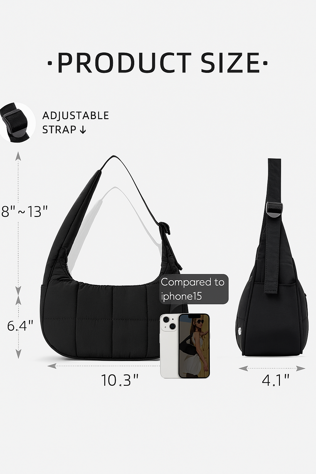 Oakville Quilted Shoulder Bag
