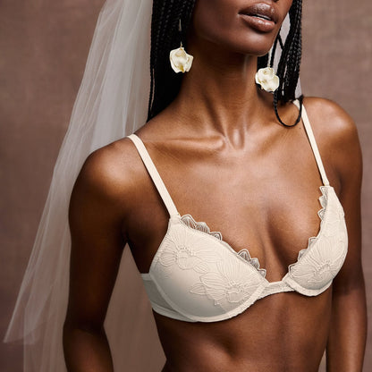 Oakville Embroidery Lift Up Bra Ecru