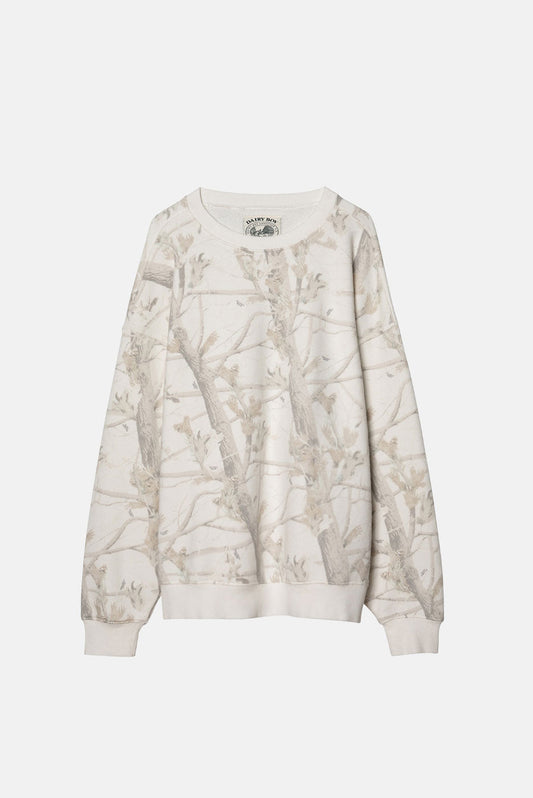 Oakville Oversized Crewneck Woodland Camo