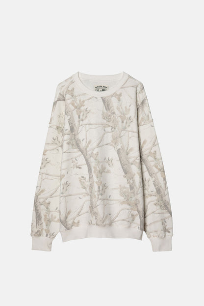 Oakville Oversized Crewneck Woodland Camo