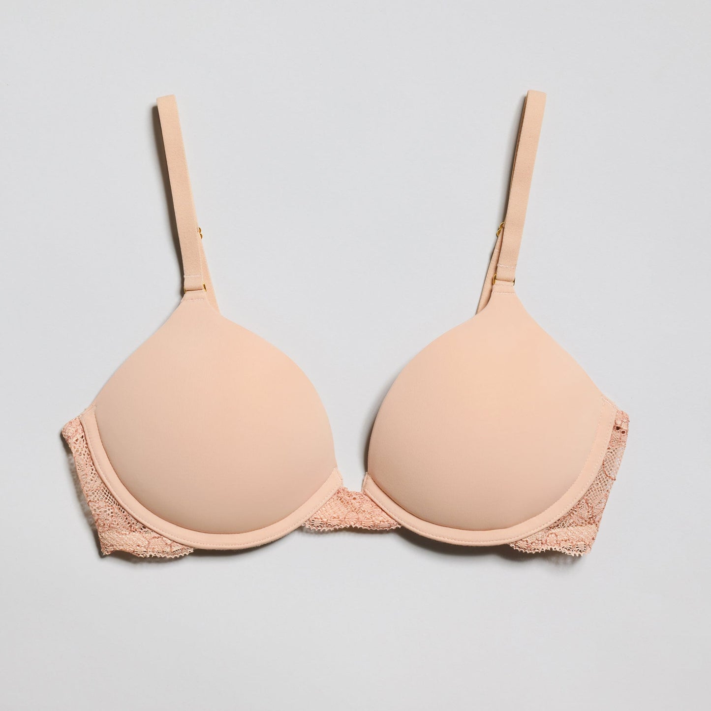Oakville Smooth Lace Lift Up Bra Buff Two-Tone