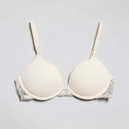 Oakville Smooth Lace Lift Up Bra Ecru Two-Tone