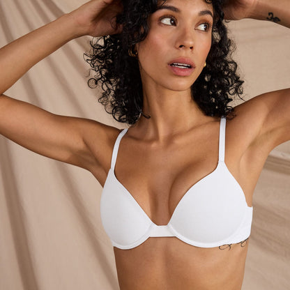 Oakville Cotton Lift Up Bra White