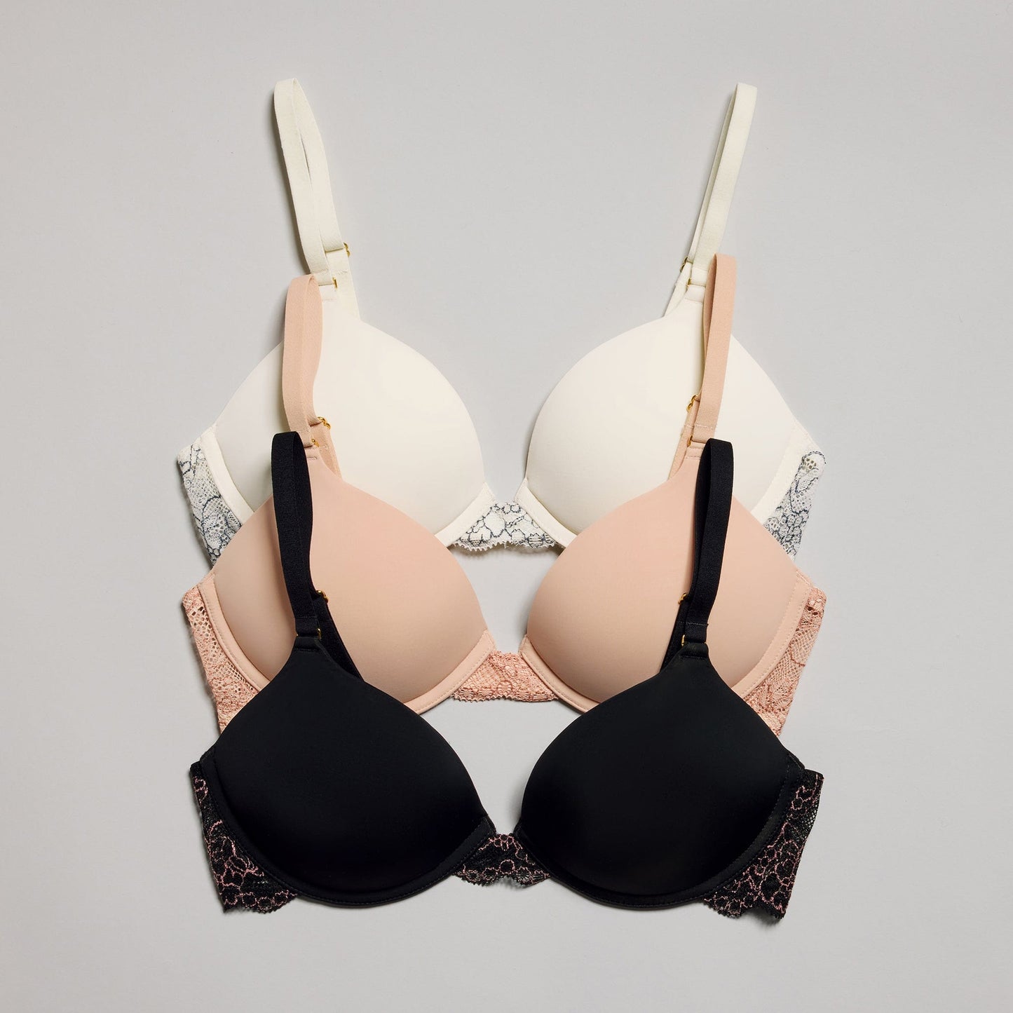 Oakville Smooth Lace Lift Up Bra Ecru Two-Tone