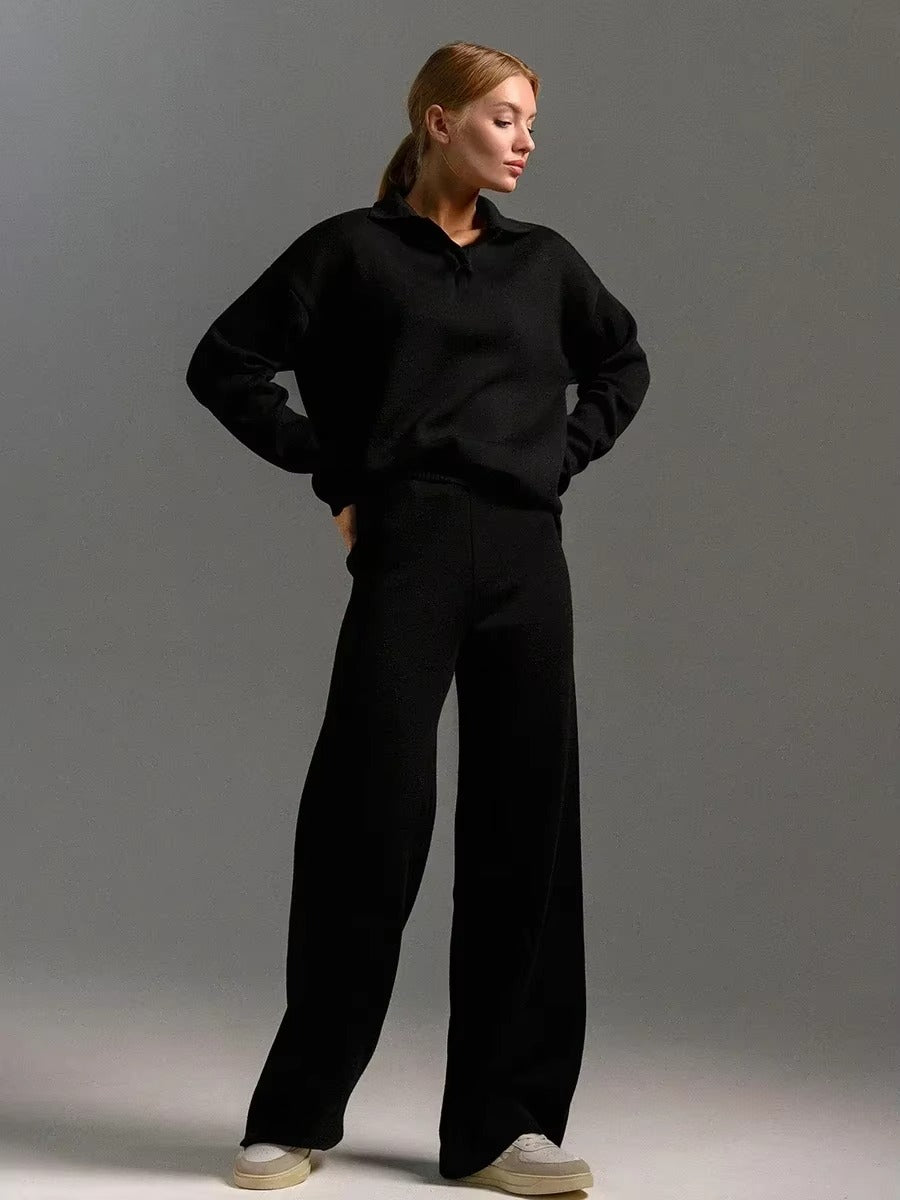 Oakville Thick Knitted Women's 2-Pieces Set
