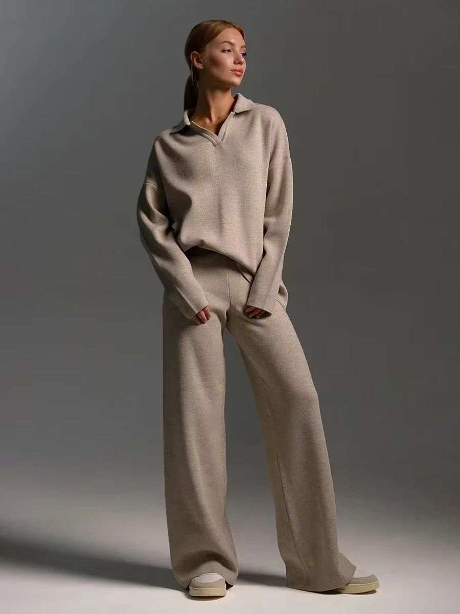 Oakville Thick Knitted Women's 2-Pieces Set