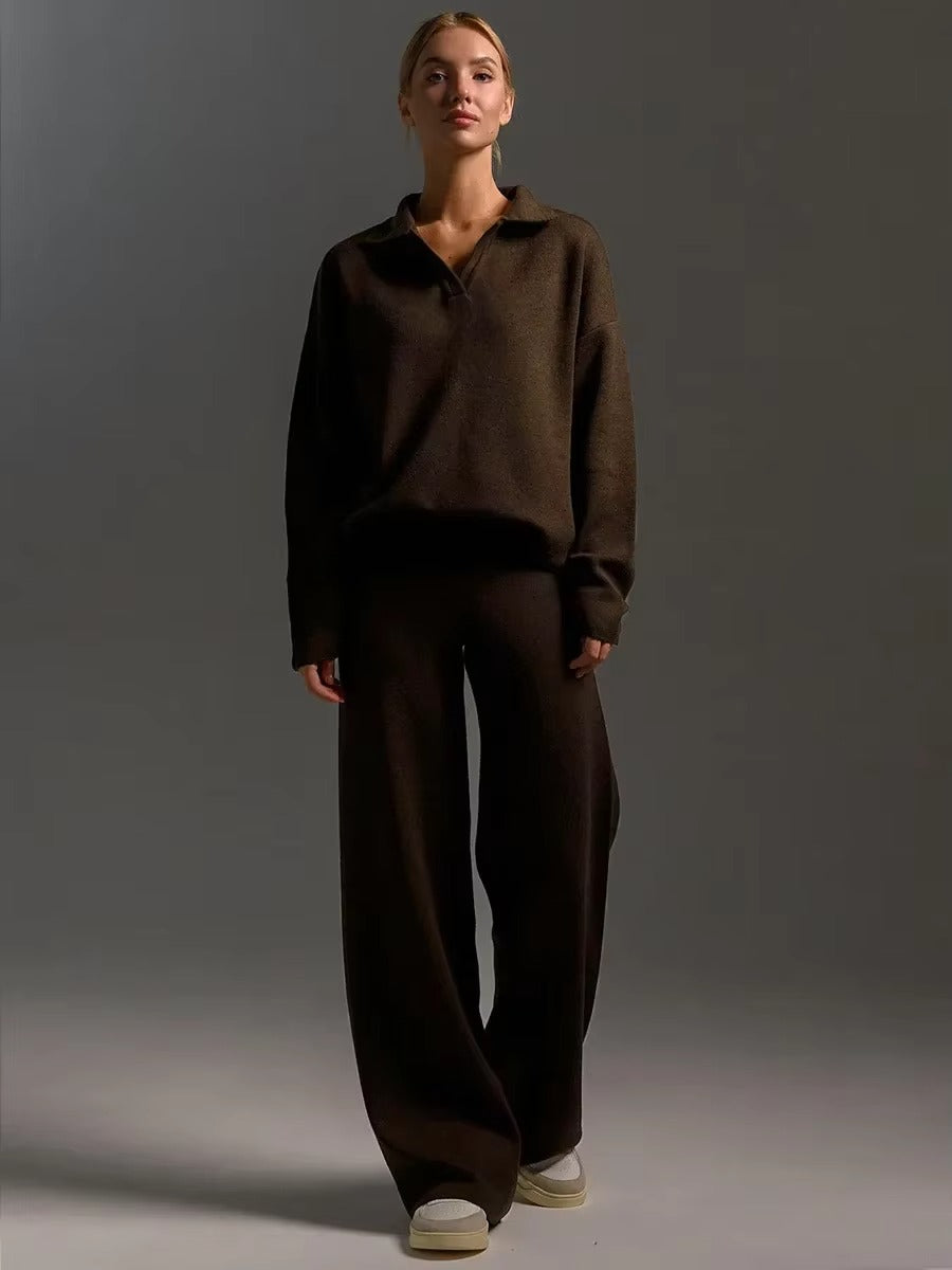 Oakville Thick Knitted Women's 2-Pieces Set