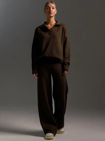 Oakville Thick Knitted Women's 2-Pieces Set