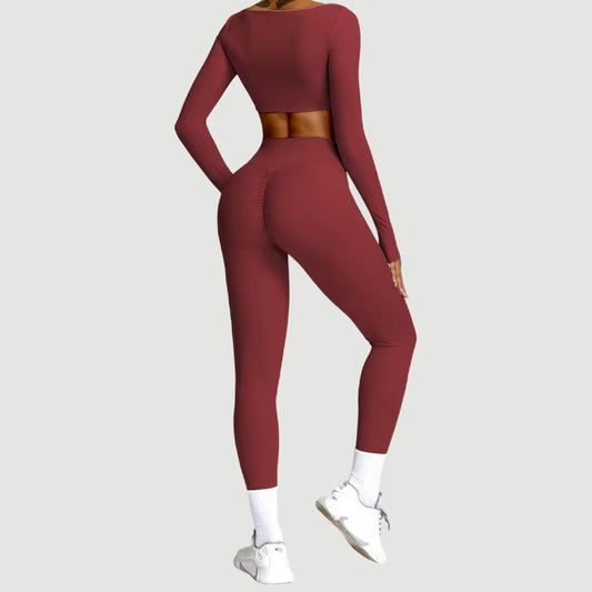Oakville Long Sleeve 2-Piece Women's Workout Set