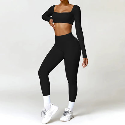 Oakville Long Sleeve 2-Piece Women's Workout Set
