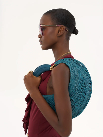Oakville Chloe Summer Banana Hobo Bag